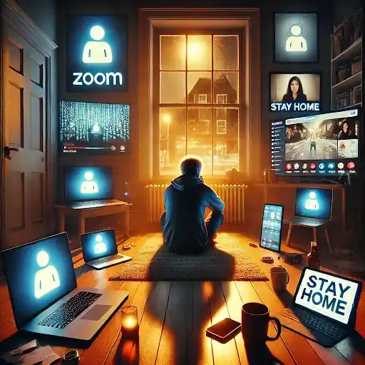 When the World Shut Down: Pandemic-Era Tech Use and the Mental Health Fallout